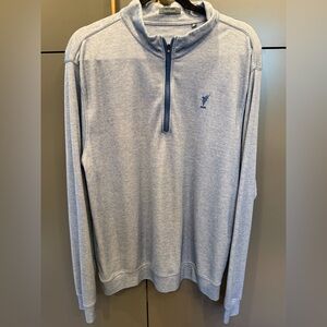 Turtleson Men’s Blue Quarter Zip Pullover XL | Golf